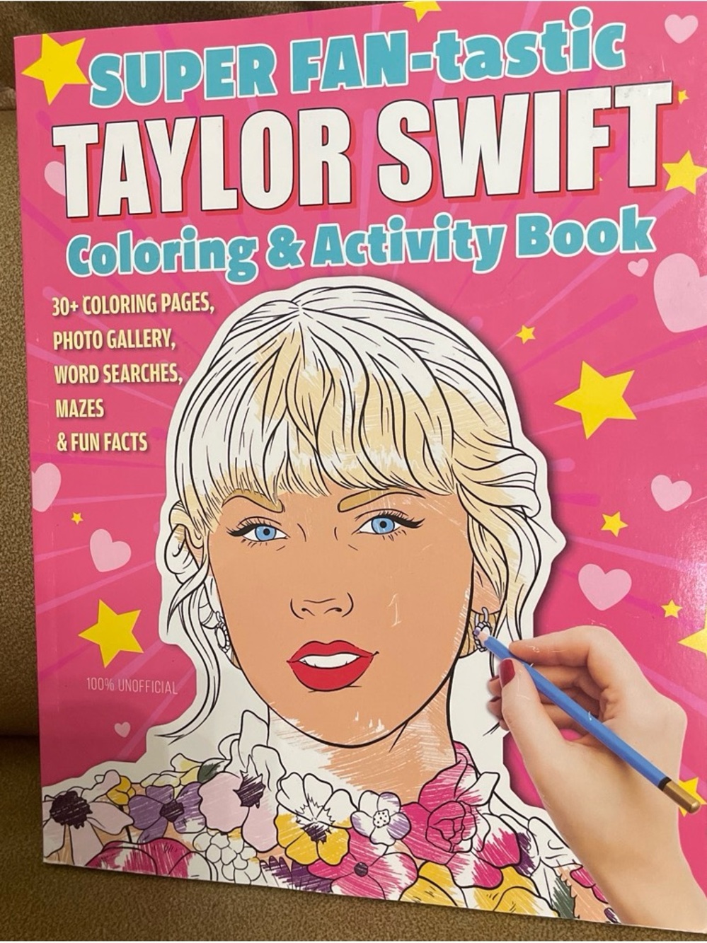 Taylor-Themed Coloring & Activity Book